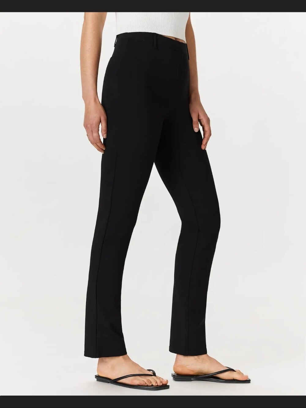 Quince Ultra-Stretch Ponte Straight Leg Pants